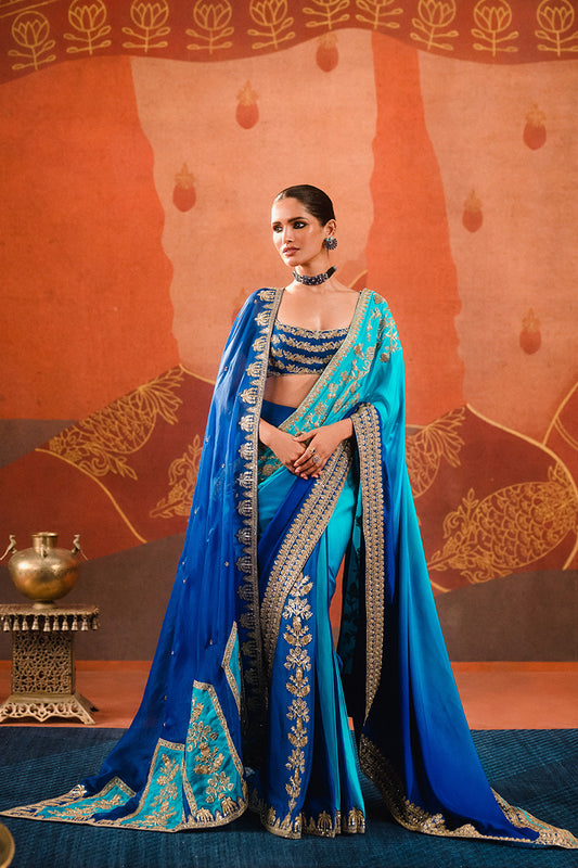 The Saanjh Stitched Saree