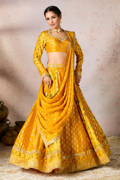 Yellow Nomatic Tribe Lehenga Set