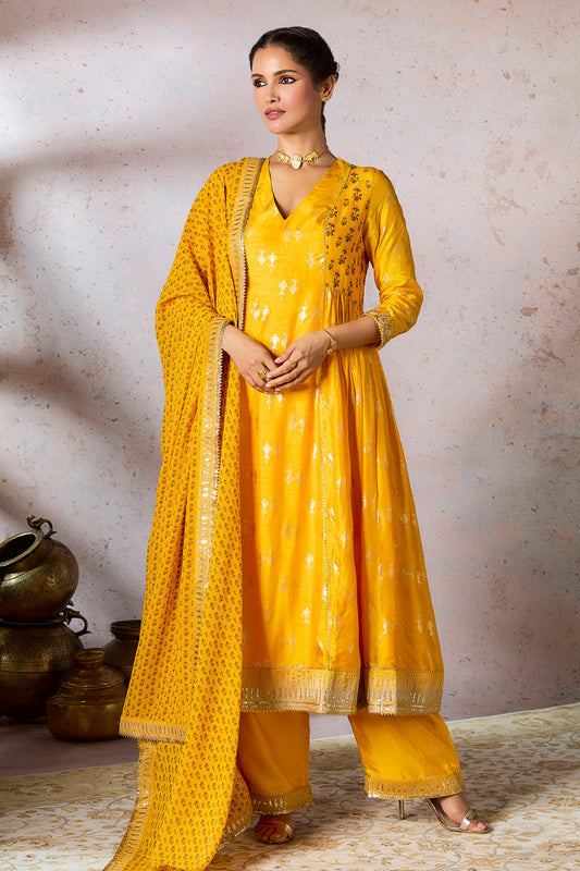 Yellow Mystic Kurta Set