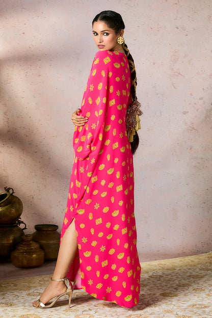 Pink Trinkets Kaftan