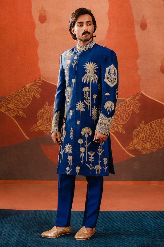 THE NEEL BAHAR SHERWANI SET