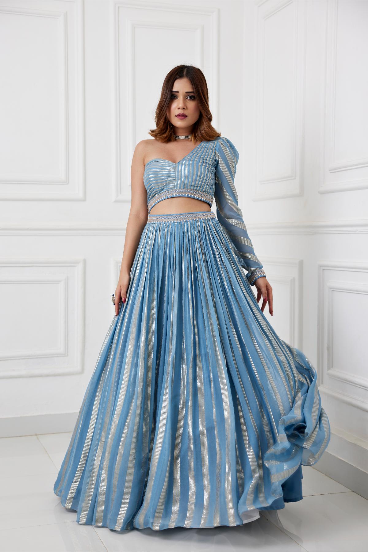 Blue Chamee & Palak Beauty by Chamee & Palak for rent online | FLYROBE
