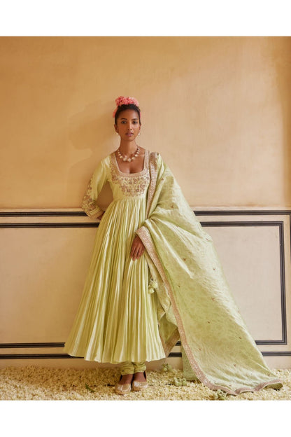 Mint Anarkali Set