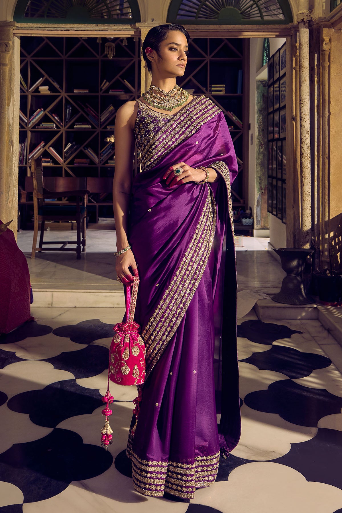 Classic Baigani Saree