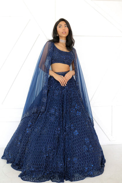 Midnight lehenga