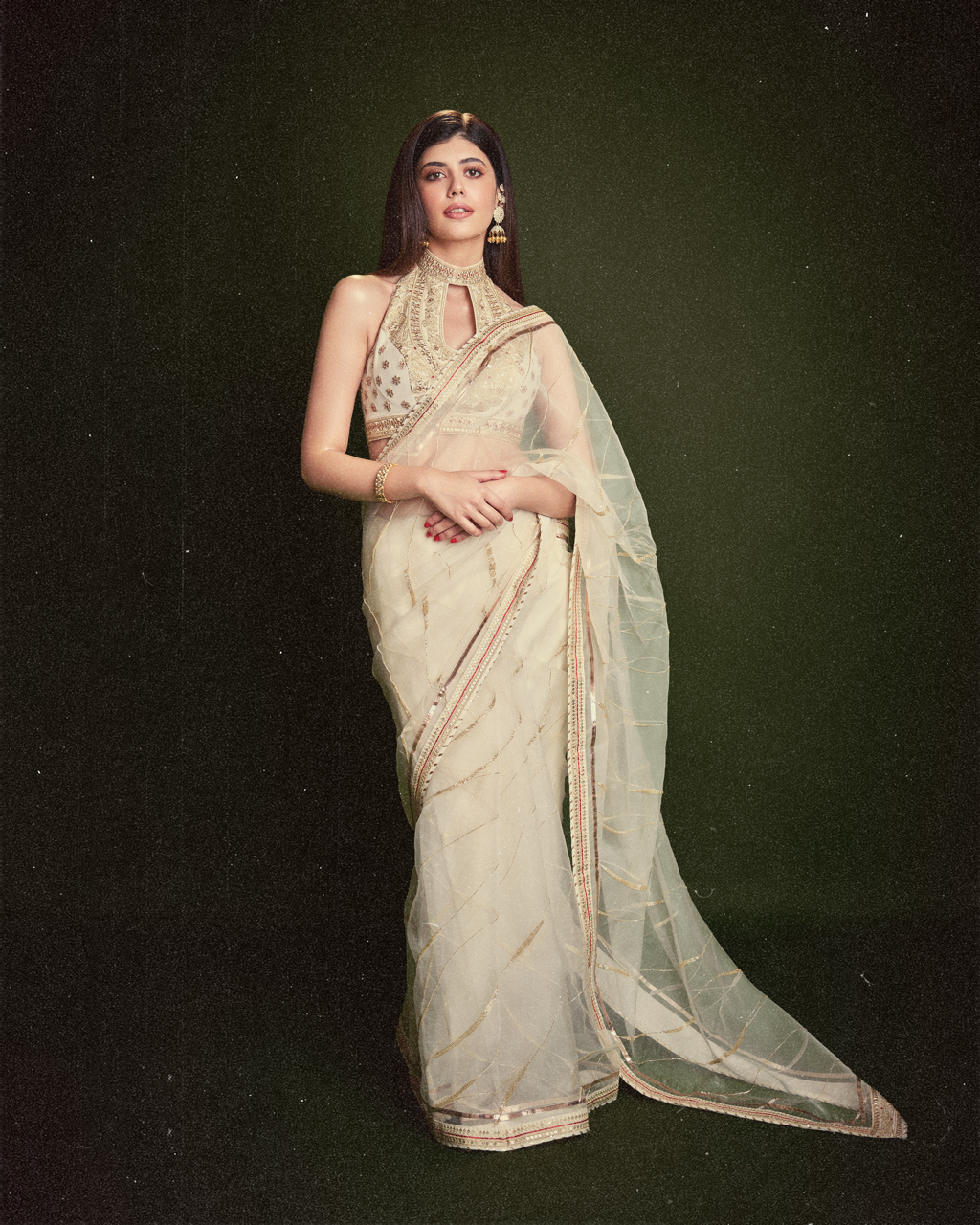 Sanjana Sanghi in  Golconda Priyal saree set