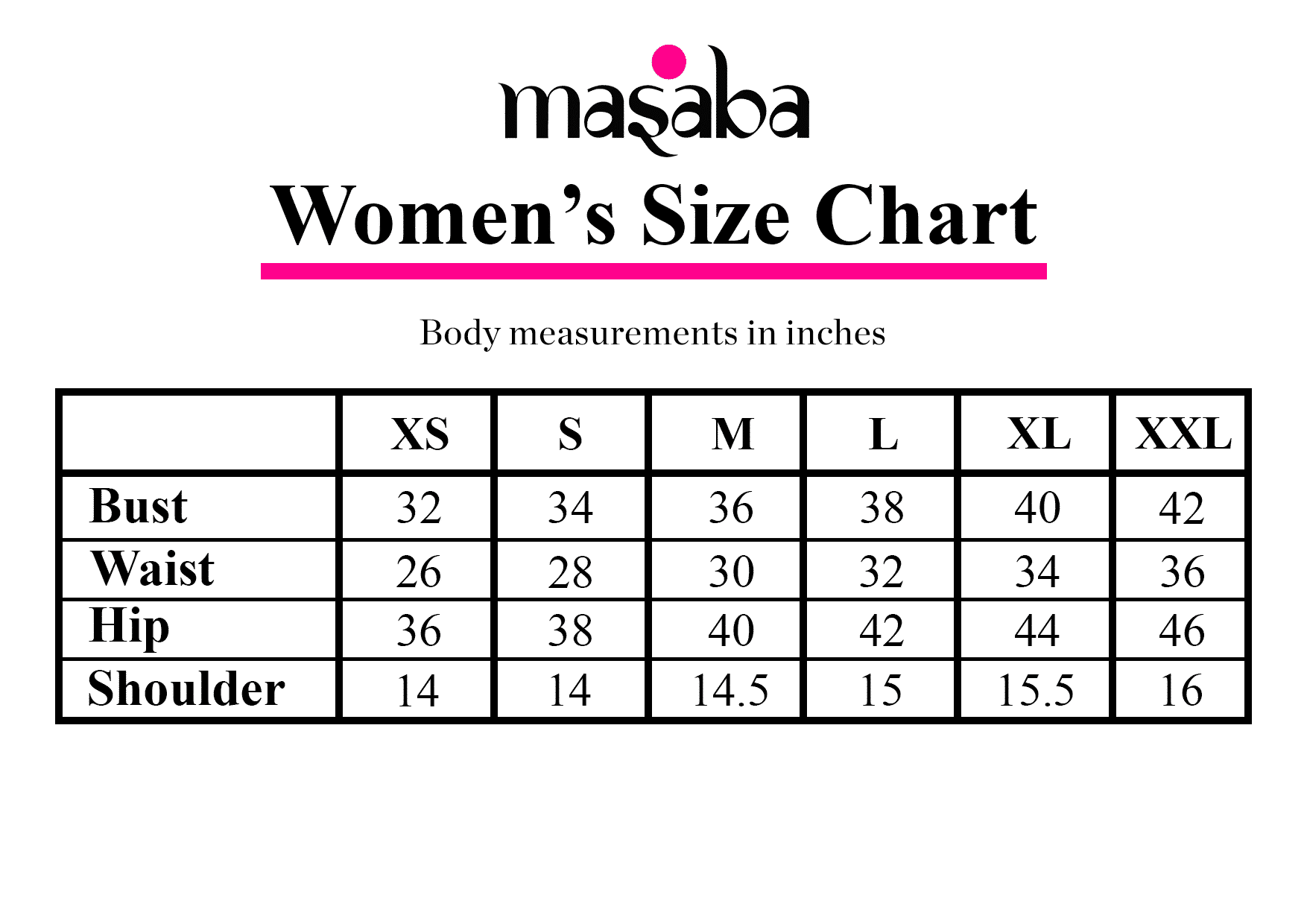 Size Chart – Singhania's
